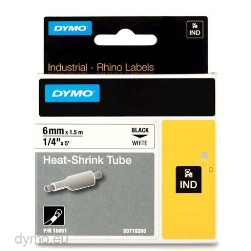  DYMO Industrial Heat Shrink Tubes for DYMO Label Writer 
